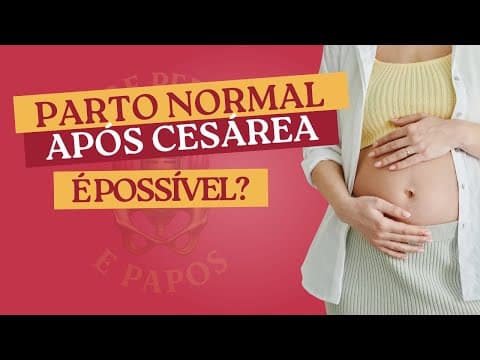 Capa do episódio: Parto Normal Após Cesárea, é possível? - #3